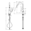 Hansgrohe Focus M41 Смеситель для кухни, 1 отв., цвет: сталь