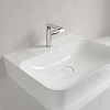 Villeroy&Boch Finion Раковина 60х47 см, 1 отв., с переливом, с антигрязевым покрытием CeramicPlus, цвет: белый