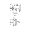Grohe BauFlow, Смеситель для душа, цвет: хром