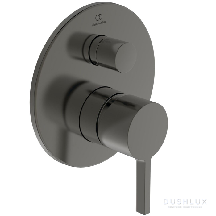 Фото Ideal Standard Joy смеситель для душа, встраиваемый, для монтажа с комплектом EASY-BOX A1000NU, цвет: PVD Magnetic Grey