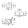 Duravit White Tulip Унитаз подвесной 37x54 см, безободковый, HygieneGlaze, цвет: белый