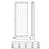 Neoinox Hugo Полотенцесушитель 165x80см, водяной для ГВС, цвет: Inox