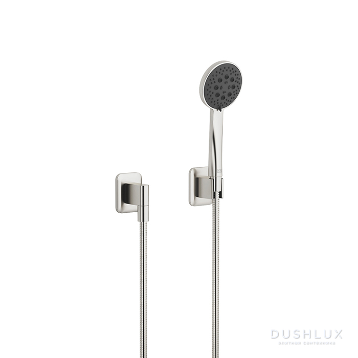 Dornbracht Lisse Душевой гарнитур со шлангом, настенный, цвет: платина ...