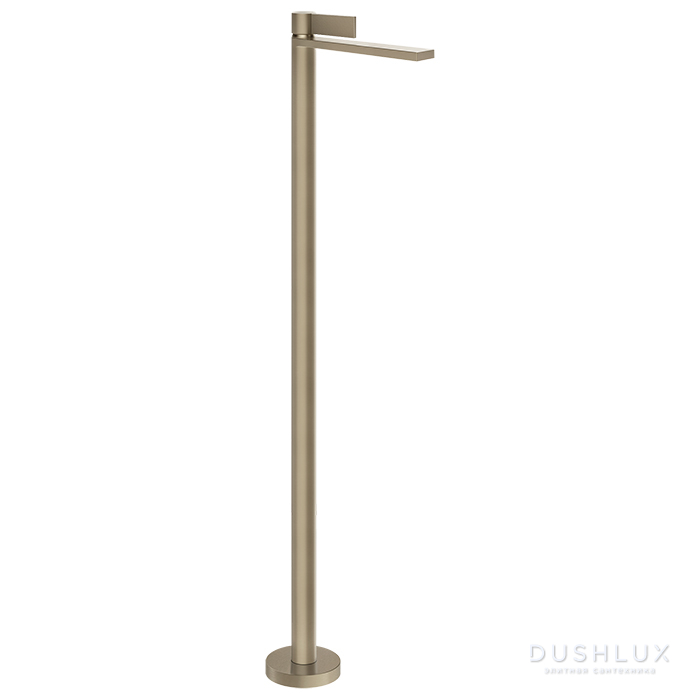 Фото Gessi Inverso Diamantato Смеситель для раковины, напольный, цвет: Brass Brushed PVD