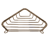 TW Harmony 534, подвесная полочка-решетка угловая 15x15*h5, цвет: бронза