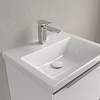 Villeroy&Boch Subway 3.0 Раковина 55х44х16.5см., 1 отв., подвесная, без перелива, цвет: альпийский белый