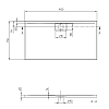 Villeroy&Boch Architectura Душевой поддон 140х75х4.8см., акрил, цвет: альпийский белый