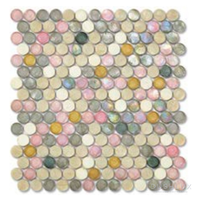 Фото Sicis Colors Мозаика 29.4x27.6см, универсальная, стекло, цвет: timida