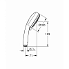Grohe NTempCosmo 100 III Ручной душ, 3 вида струй, цвет: хром