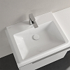 Villeroy&Boch Subway 3.0 Раковина 60х47х16.5см., 1 отв., подвесная, без перелива, цвет: альпийский белый