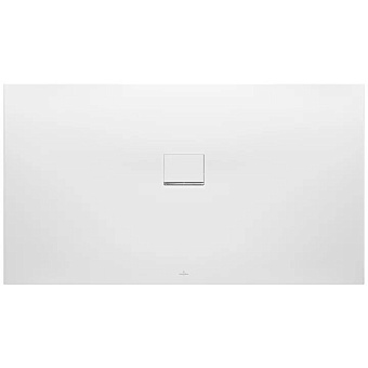 Villeroy&Boch Squaro Infinity Душевой поддон 90х80х4см., Quaryl®, цвет: Stone White