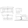 Villeroy&Boch Squaro edge 12 Ванна 180х80х45см., цвет: белый