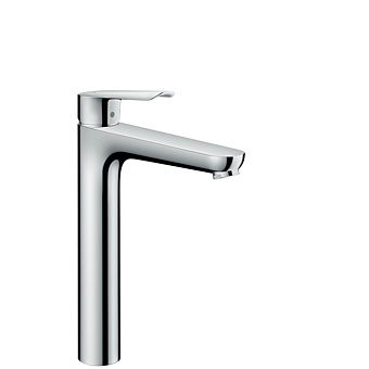 Hansgrohe Logis E Смеситель для раковины 230 на 1 отв. с донным клапаном, излив 185мм, h231мм, цвет: хром