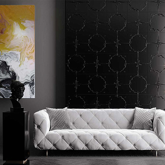 laDiva Margherita 02 Керамическая плитка 40x40см, настенная, квадрат, цвет: lava