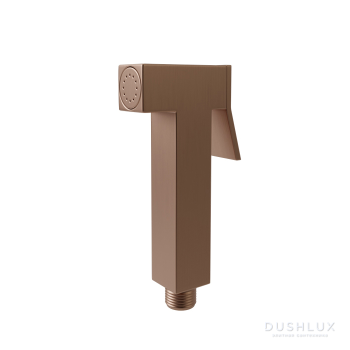 Noken Square Гигиенический душ, круглая, настенный, цвет: медь ...