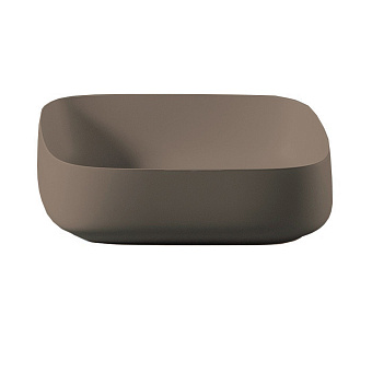 Artceram Cognac Quadro Раковина 56x41см., накладная, без отв., Saniglaze, цвет: matera