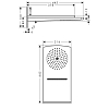 Hansgrohe Raindance Rainfall Верхний душ 180, 2jet (RainAir, ливневая струя), настенный, цвет: хром