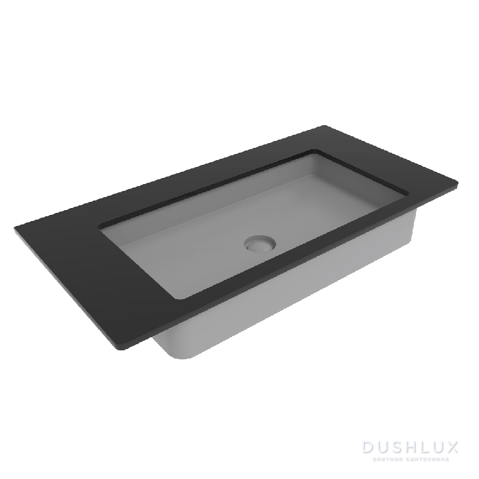 Фото Flaminia Miniwash Раковина 70x35x12 см, 1 отв., встраиваемая снизу, цвет: cenere