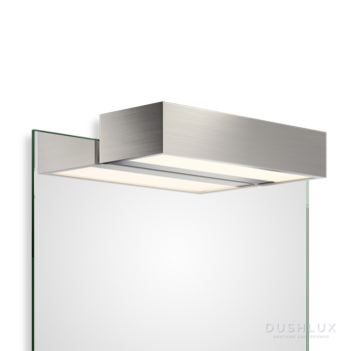 Фото Decor Walther Box 1-25 N LED Светильник на зеркало 25x10x5см, светодиодный, 1x LED 18.4W, цвет: никель сатинированный