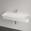 Villeroy&Boch Finion Раковина 100х47 см, 1 отв., с переливом, с антигрязевым покрытием CeramicPlus, цвет: белый