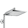 Hansgrohe Showerpipe Crometta E Душевая стойка: термостатический смеситель, верхний душ 24см, ручной душ, шланг, цвет: хром