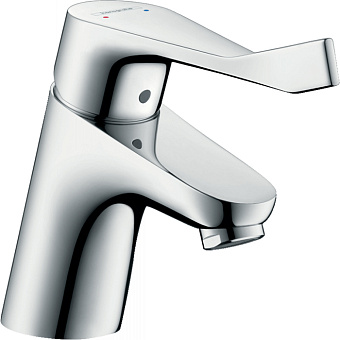 Hansgrohe Focus Care Смеситель для раковины, на 1 отв., излив 101мм, h53мм, длинная ручка, цвет: хром
