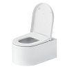 Duravit Millio Унитаз подвесной, 37x57см., декор "Smooth", крепление в компл., цвет: белый шелковисто-матовый