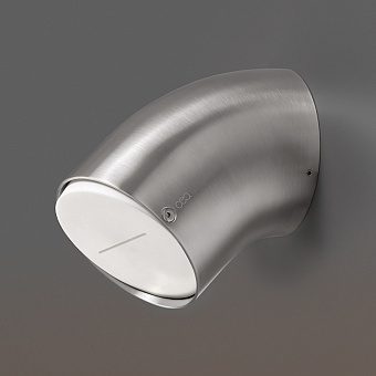 CEA Design FREE IDEAS Верхний душ 10см, настенный, поворотный, 1 режим, Waterfall jet, Delrin®, цвет: нержавеющая сталь