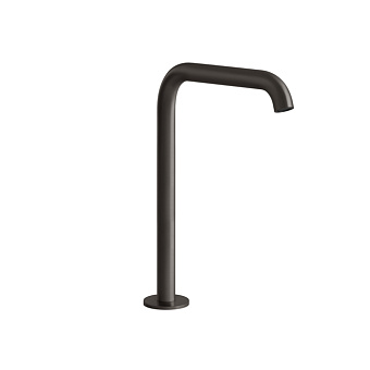 Gessi 316 Отдельностоящий излив h=230мм , цвет: brushed black metal pvd