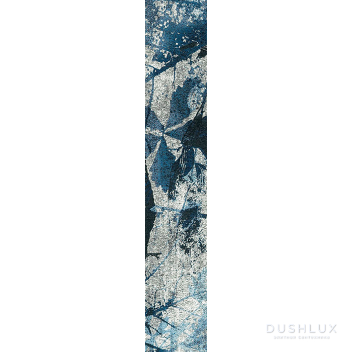 Фото Sicis Vetrite Стеклянная плитка 9.8х59.3см, универсальная, стекло, цвет: ricordo blue per-grey