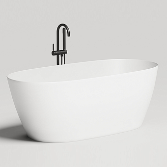 Salini Sofia Light Ванна 165х75х60см., отдельностоящая, без отв., S-Sense, цвет: белый глянцевый