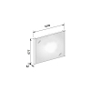 Keuco Royal Reflex NEW Зеркало со светодиодной подсветкой 100х 57.7x4.2см