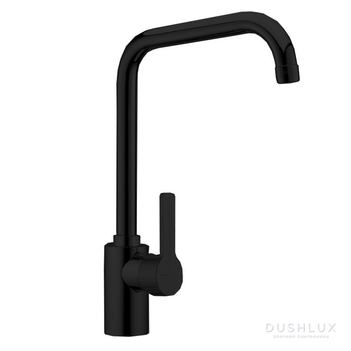 Фото Fima Carlo Frattini Kitchen Смеситель для кухни, на 1 отв., цвет: черный матовый