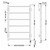 Secado Триада 1 Полотенцесушитель 50x80 см, электрический, цвет: бронза