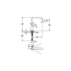 Grohe Essence, Смеситель для кухни, цвет: графит