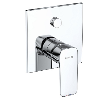 Kludi Pure&Style встраиваемый смеситель для ванны и душа; 88022, цвет: хром