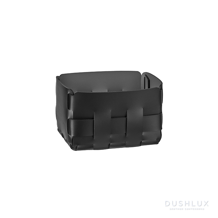 Фото Colombo Adj Корзинка Mini Bottega, 12x19H13 см, цвет: черный/серый