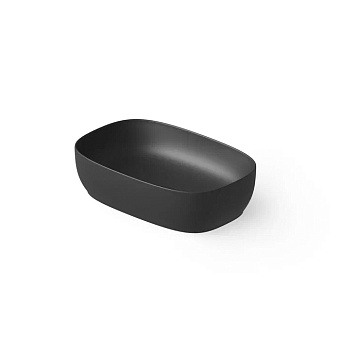 Dea Design Washbasins Раковина 55x36x14см., накладная, без отв., Solid Surface, цвет: Black №16