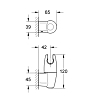 Grohe Movario Настенный держатель, цвет: хром
