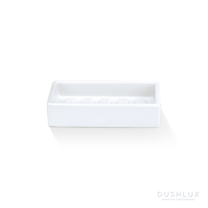 Фото Decor Walther DW 615 Мыльница настольная, фарфор, цвет: белый