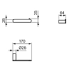 Ideal Standard Conca Держатель для туалетной бумаги., без крышки, подвесной, цвет: PVD Brushed Gold