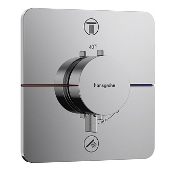 Hansgrohe ShowerSelect Comfort Q Смеситель для ванны, настенный, термостатический, цвет: хром