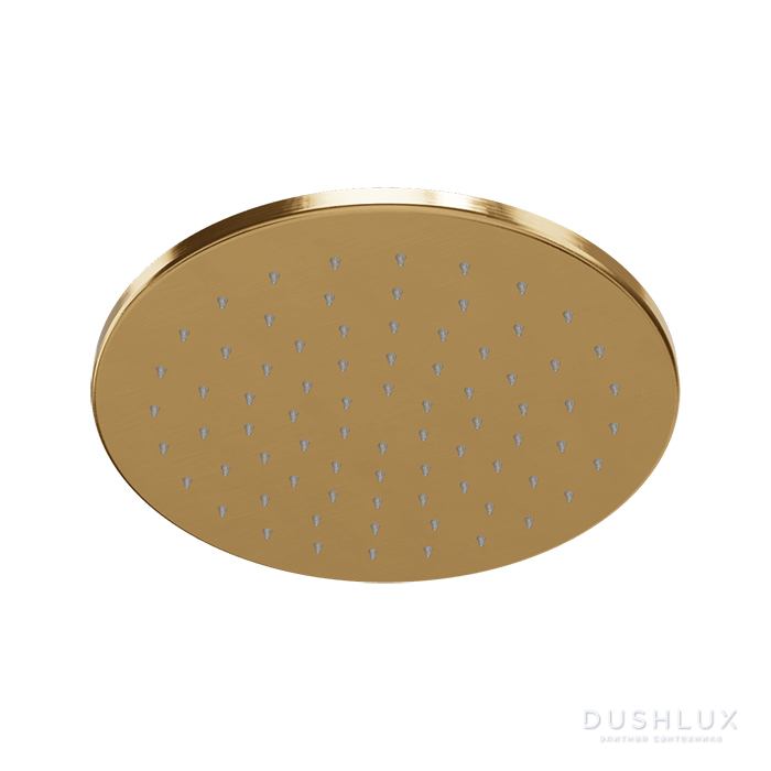 Фото Treemme Shower and Thermostatic Верхний душ 25.5см., потолочный, цвет: золото состаренное