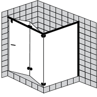Sprinz Onyx Душевое ограждение 120x120x200см.