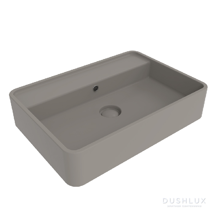 Фото Flaminia Miniwash Раковина 60x42x13 см, 1 отв., накладная, цвет: cenere