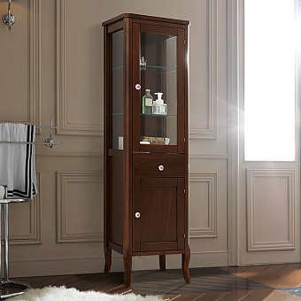 Kerasan Retro Колонна, ручки: керамика 46.5x34x160,5см, напольная, цвет: noce