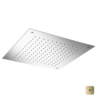 Almar Temptation Square Верхний душ 50х50см., потолочный, встраиваемый, 1 режим, цвет: Gold Polished PVD