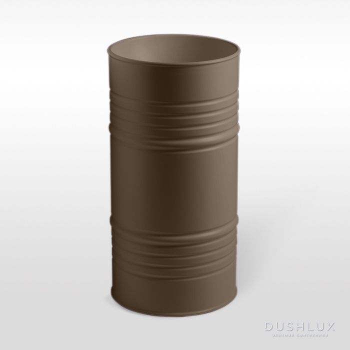 Фото Kerasan Artwork Раковина 45x90 см, без отв., свободностоящая "BARREL", слив в стену, цвет: Bruno matt