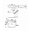 Grohe Euro Ceramic Раковина 60 см, 1 отв., подвесная, цвет: белый