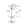 Grohe Essence, Смеситель для ванны, Цвет: сталь